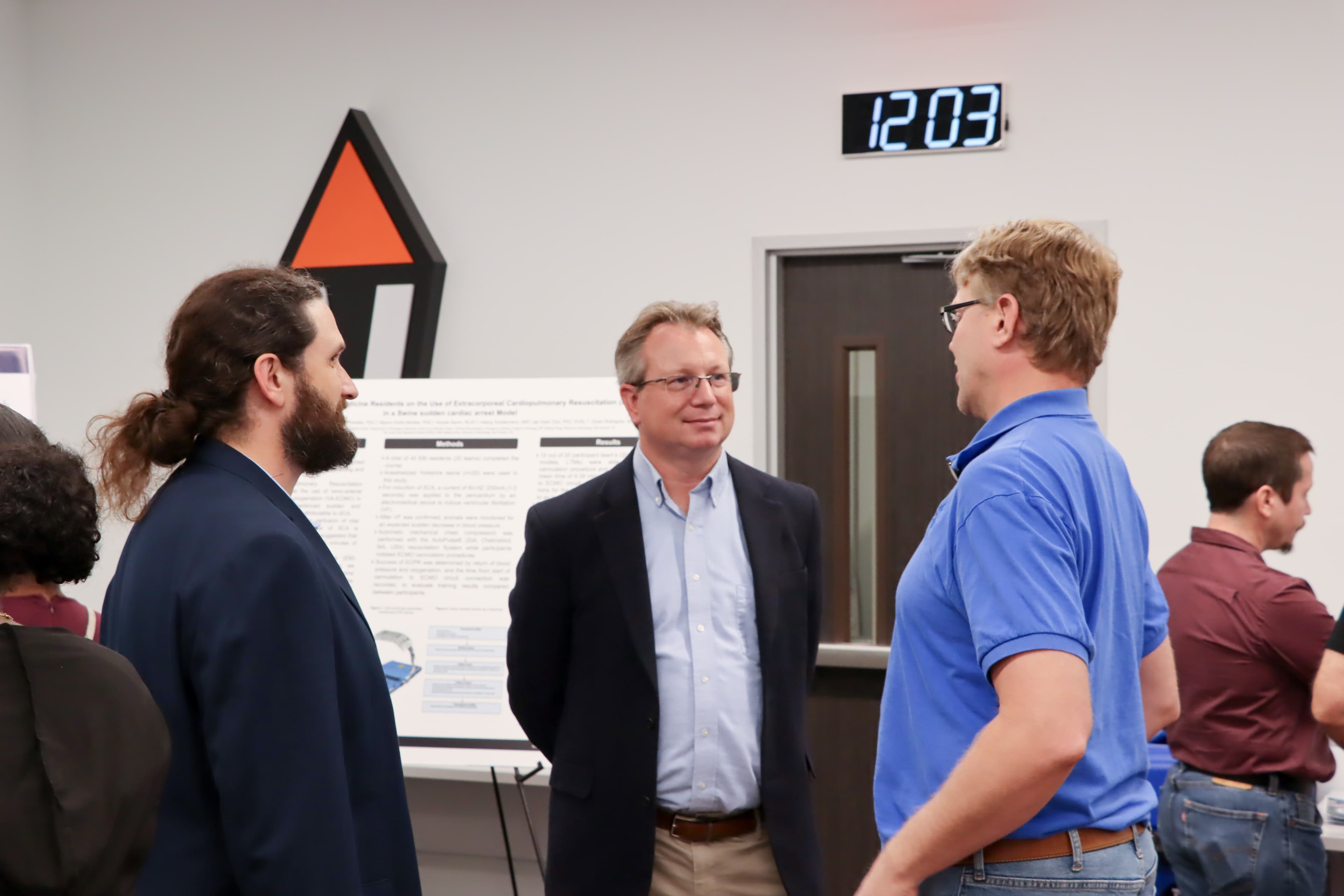 Attendees networking at ProPEL event